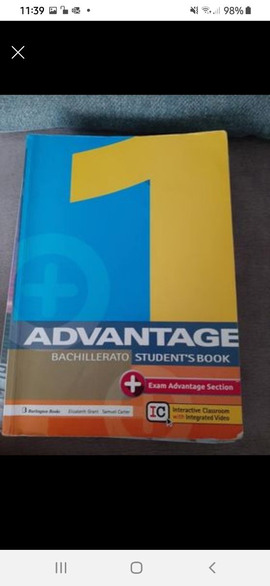 inglés cuaderno y libro 1 bachillerato
