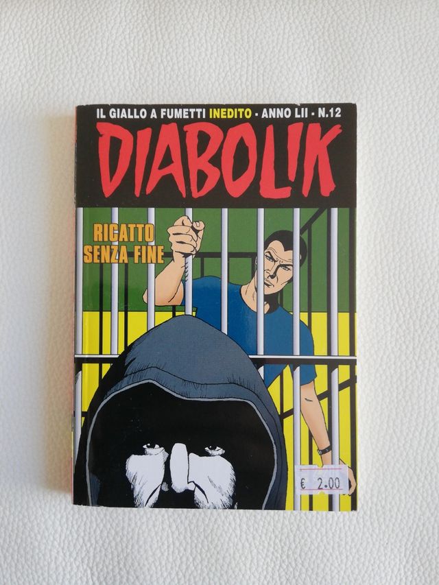 fumetto Diabolik numero 12 anno LII