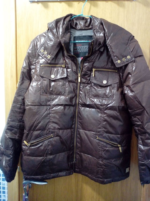 ETIEM CAZADORA CORTA MARRON CHOCOLATE