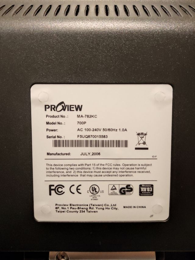 Monitor ordenador / pc