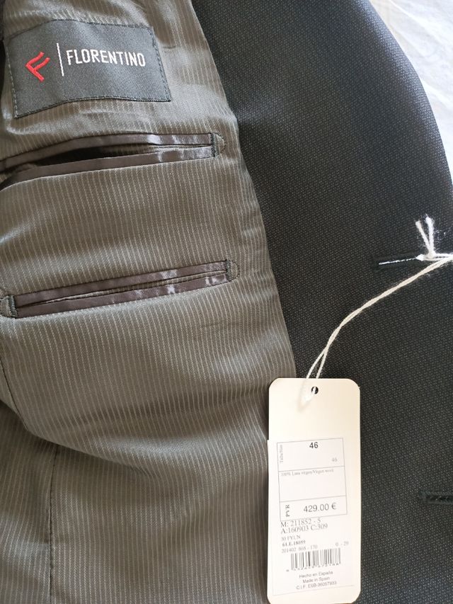 Traje de Chaqueta Florentino NUEVO
