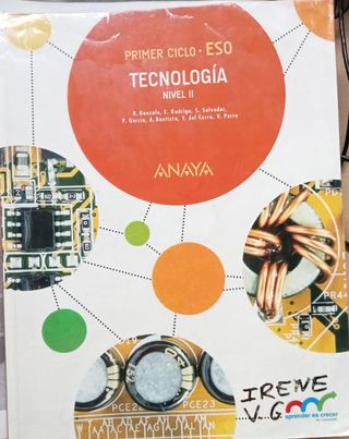 Libro Tecnología 3 ESO Editorial Anaya.