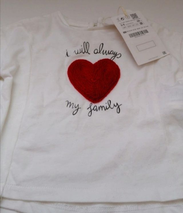 Camiseta manga larga de zara (nueva)