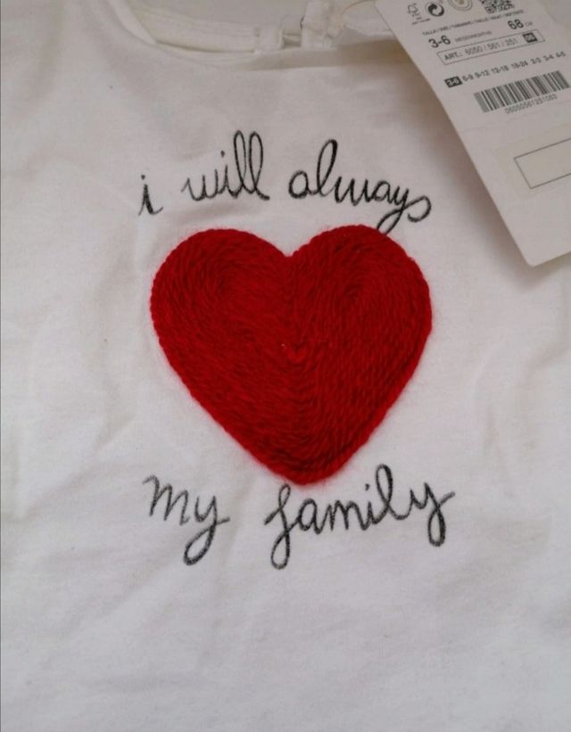 Camiseta manga larga de zara (nueva)