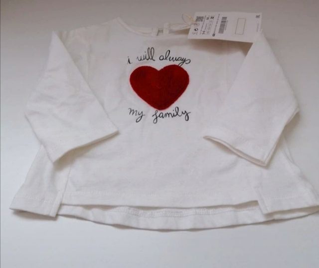 Camiseta manga larga de zara (nueva)