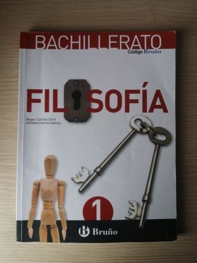 Libro Filosofía 1 bachillerato Bruño