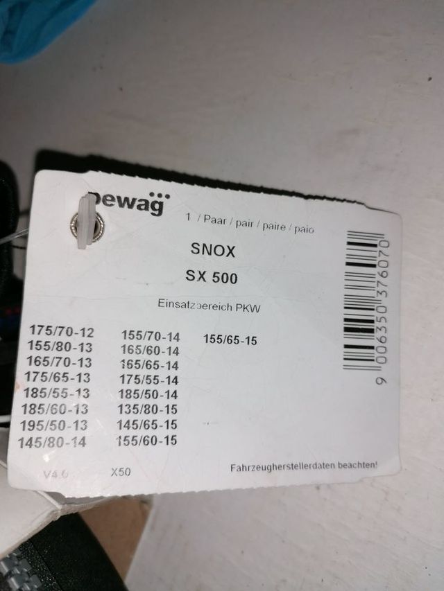 catene da neve per auto