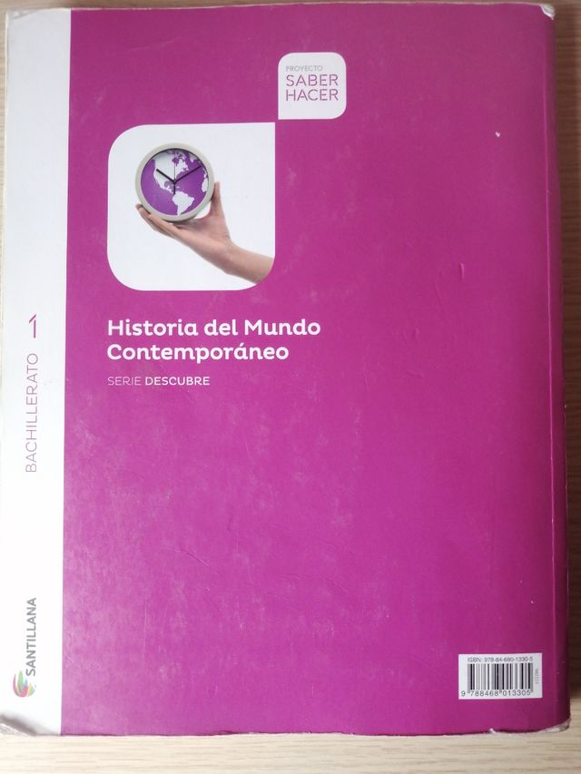 Libro Historia del mundo contemporáneo 1 bachiller