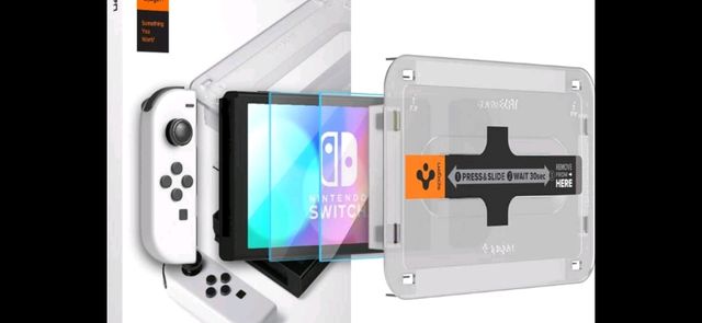 Protector pantalla Nintendo Switch.