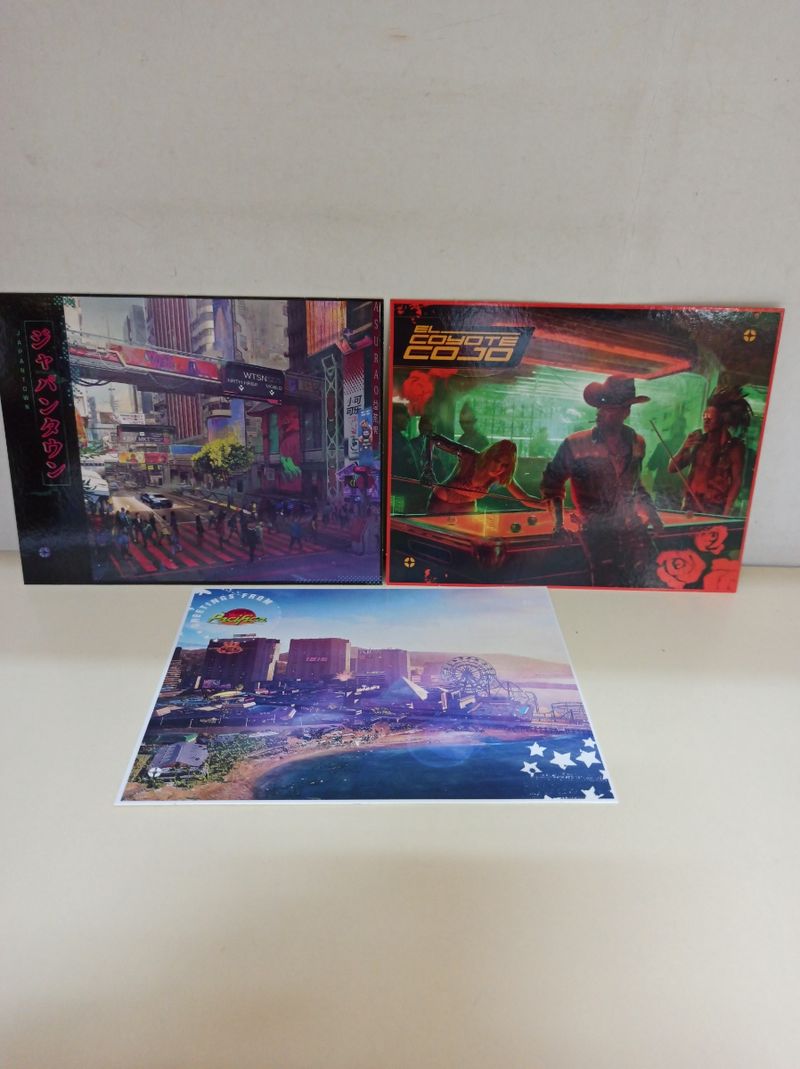 Imagen de 3 postales Cyberpunk 2077