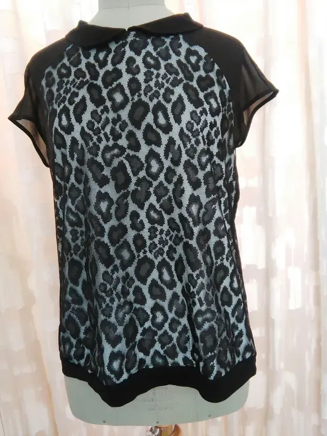 Camiseta, blusa, MANGO, t.XL, encaje