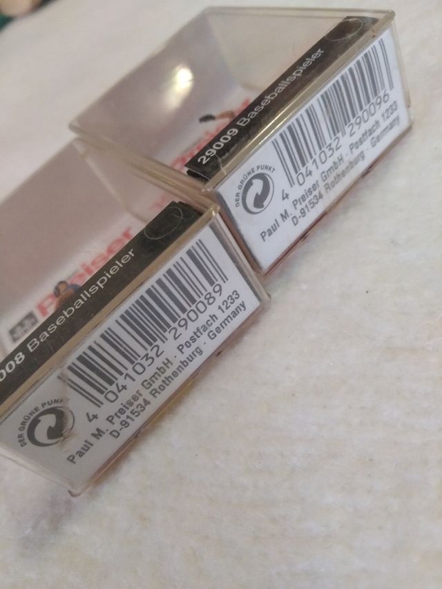 Muñecos de pequeño tamaño béisbol