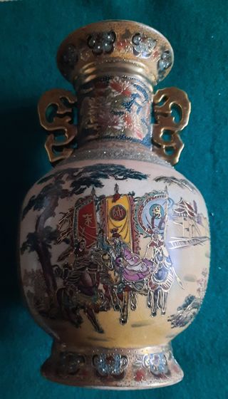 Jarrón chino de cerámica 