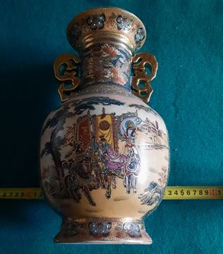 Jarrón chino de cerámica 