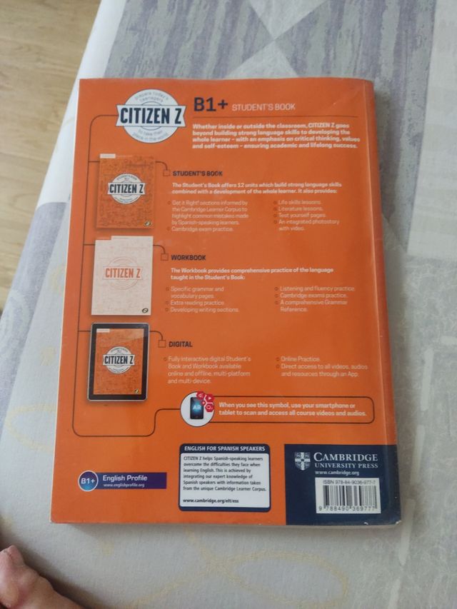 Libro Inglés CITIZEN Z, student's book
