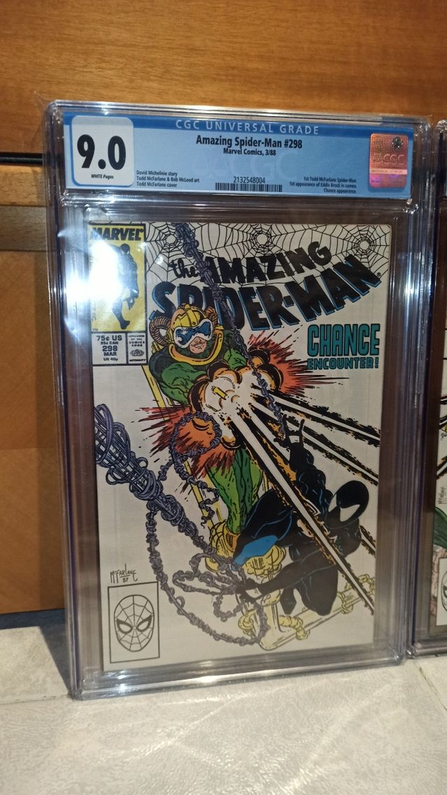 tetralogia  venom mcfarlane 298,299,300 y 301 cgc