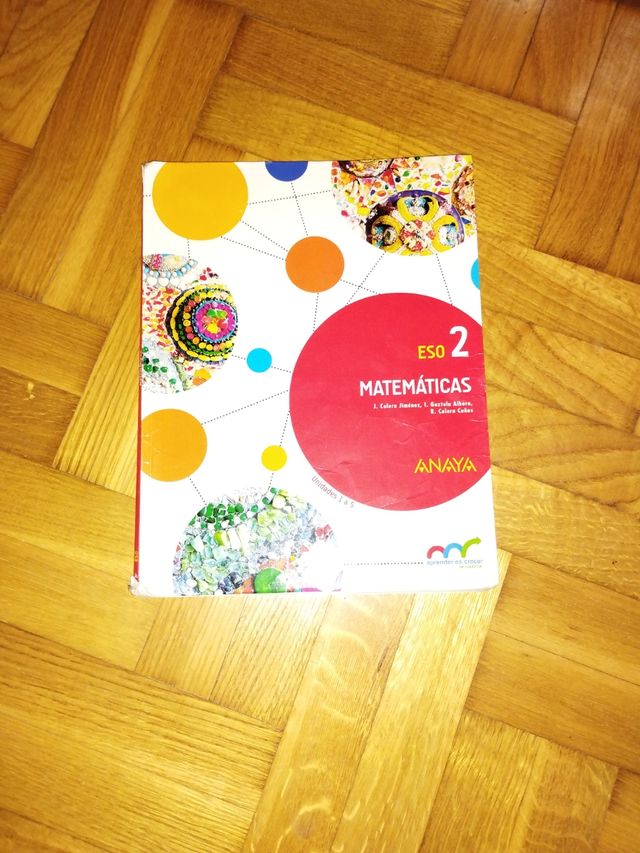 Libro de matemáticas
