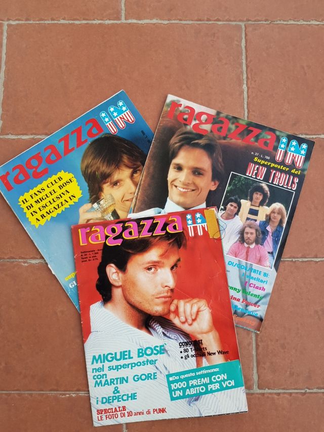 Miguel Bosė set poster da copertine riviste