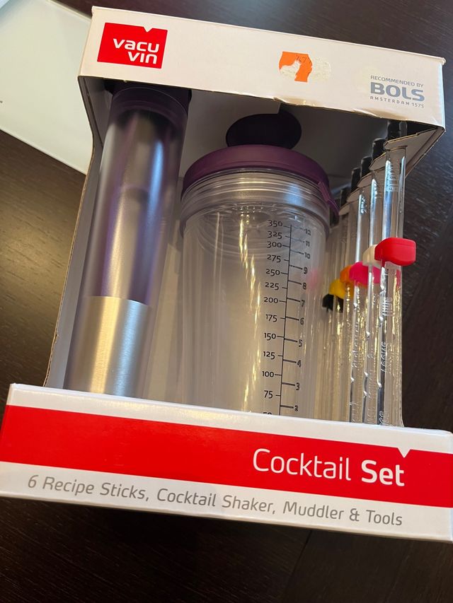 Vacuvin Cocktail set. Set de coctelería vacuvin