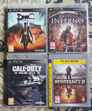 LOTE 5 VIDEOJUEGOS PS3