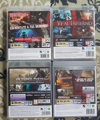 LOTE 5 VIDEOJUEGOS PS3