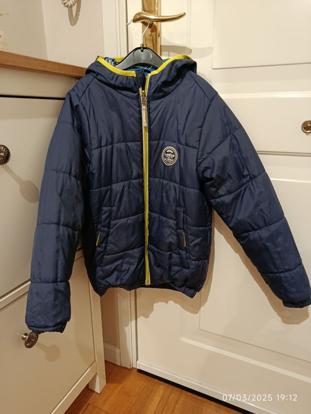Cazadora niño 8 años REVERSIBLE