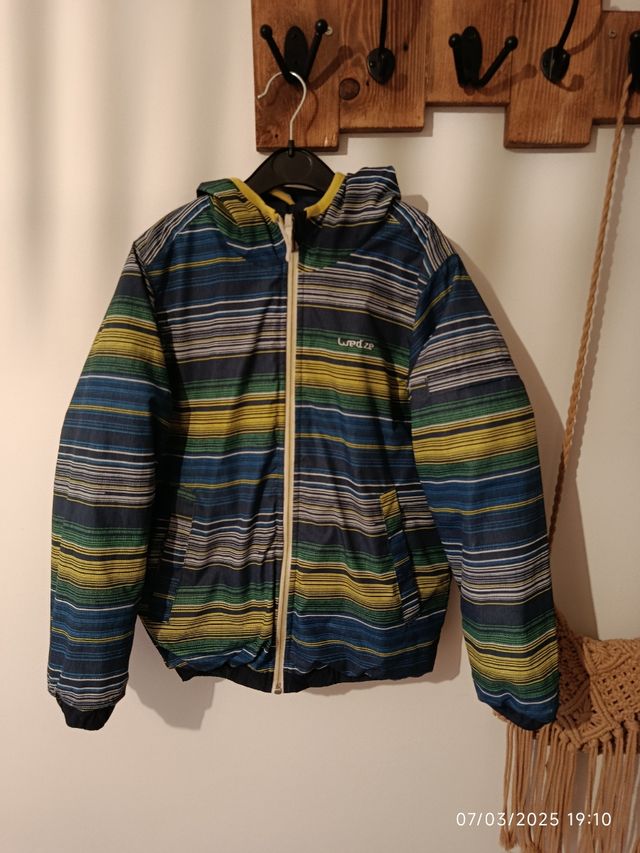 Cazadora niño 8 años REVERSIBLE