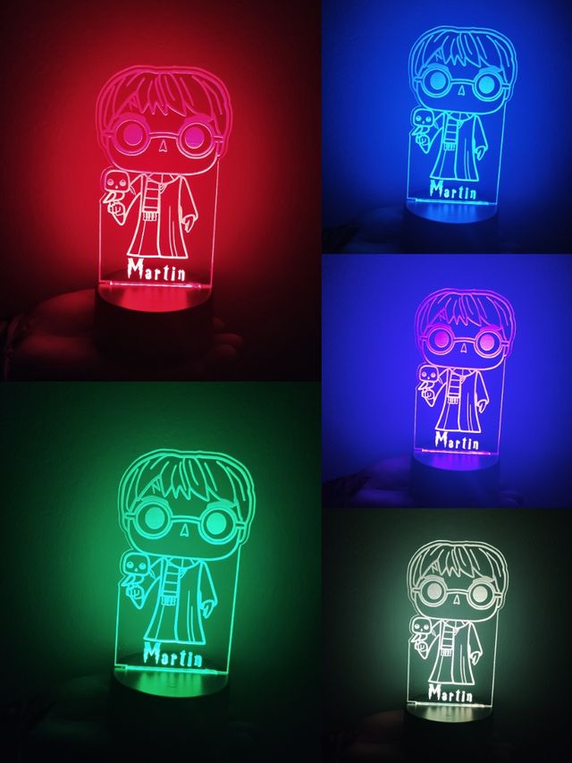 Lampara led personalizada.