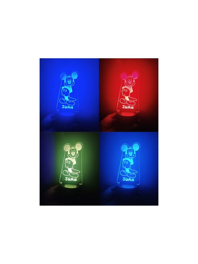 Lampara led personalizada.