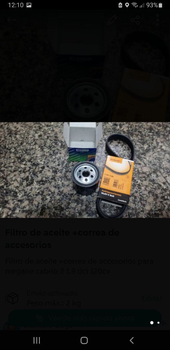 Accesorios Renault megane cabrio 2005.