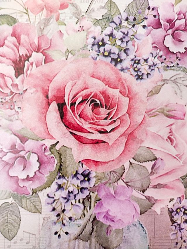 Cartel de metal ramo de flores con abejas