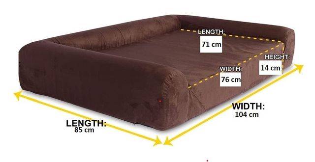 Cama viscoelástica ortopédica para perro