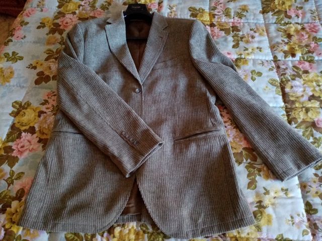 Americana hombre lana Caramelo