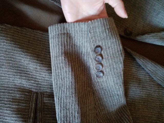 Americana hombre lana Caramelo