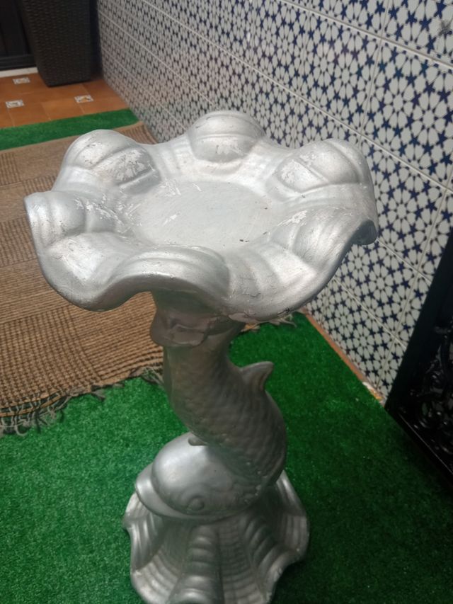  Rinconera decoración plata 9 euros