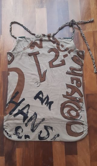 Top ADOLFO DOMÍNGUEZ tirantes estampada 