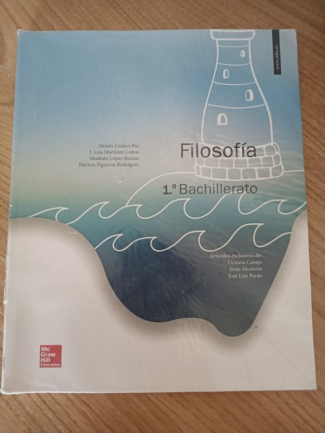 FILOSOFIA LIBRO 1BAC/ EDITORE: McGrawhill