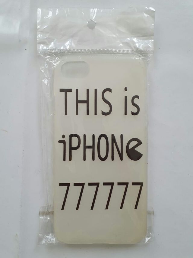 Funda de plástico iphone 7, 8 o SE
