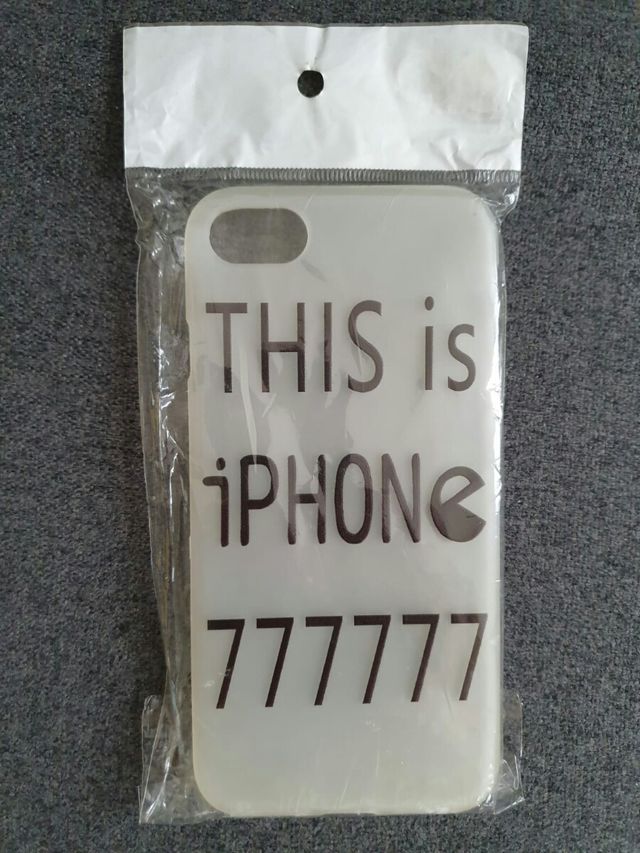 Funda de plástico iphone 7, 8 o SE