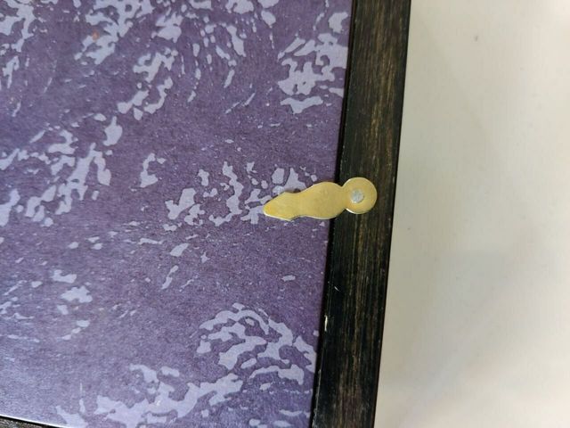 Portafoto grande doppio con cornice in radica