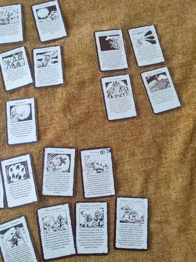 I maghi di Morcar Heroquest sono un mazzo di carte