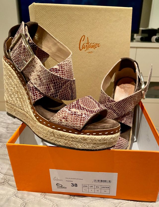 Sandalias de cuña Castañer