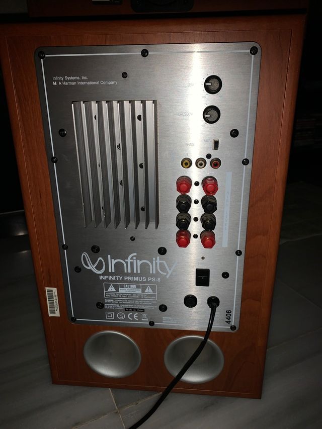 infinity altavoces Home cinema primus como nuevos