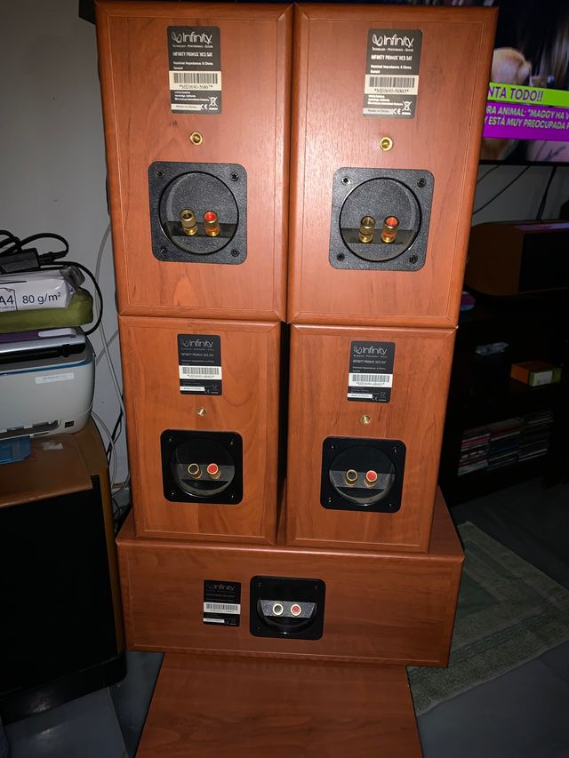 infinity altavoces Home cinema primus como nuevos