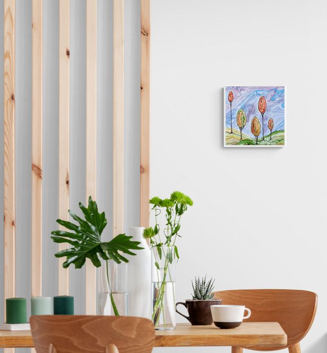 Cuadro original con tinta de alcohol