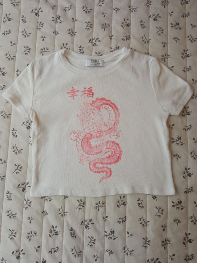 CAMISETA MUJER BERSHKA