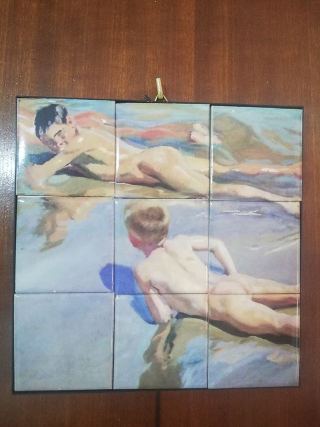 Cerámica Joaquín Sorolla/Cuadro Virgen