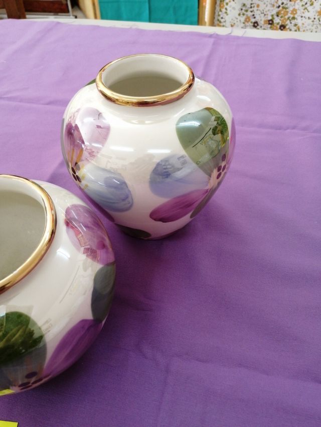 Juego 3 Jarrones ceramica