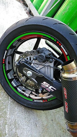 Vinilos interior de llantas XL para KAWASAKI