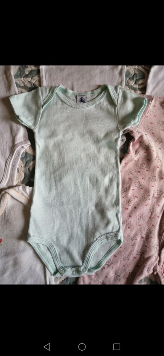 Lote Body x 5 Bebé Niña 12 meses